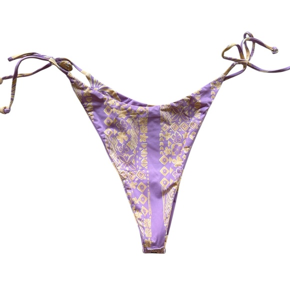 NEW BILLABONG catch the sun rev tie skmp hik bikini in multi - Picture 8 of 14